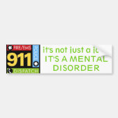 911 Exploitant Bumpersticker (Voorkant)