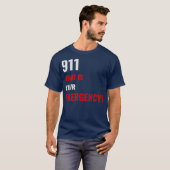 911 Geschenken eerste noodzender T-shirt (Voorkant volledig)