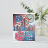 911 God Bless America Briefkaart (Staand voorkant)