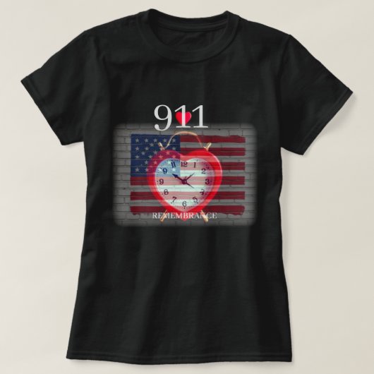911 HERDENKING T-SHIRT (Design voorkant)