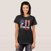 911 Herinnering 11 september T-shirt-Amerikaanse P T-shirt (Voorkant volledig)