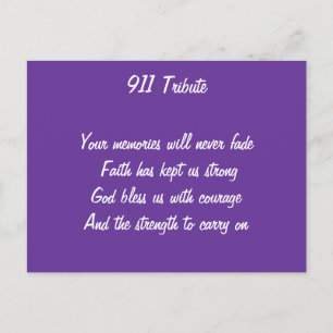 911 herinneringen - briefkaarten
