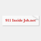 911 Inside Job.net Bumpersticker (Voorkant)