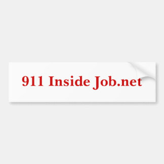 911 Inside Job.net Bumpersticker