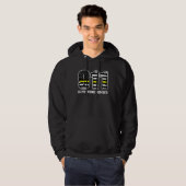 911 Is My Work Number Thin Gold Line 911 Dispatche Hoodie (Voorkant volledig)