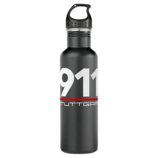 911 Kerel van de vliegtuigmotor Flatsix-mezger Waterfles (Voorkant)