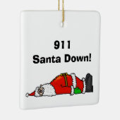 911 Kerstkerstversiering Keramisch Ornament (Rechts)