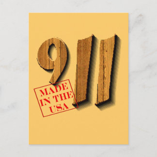 911 Made in Verenigde Staten Briefkaart