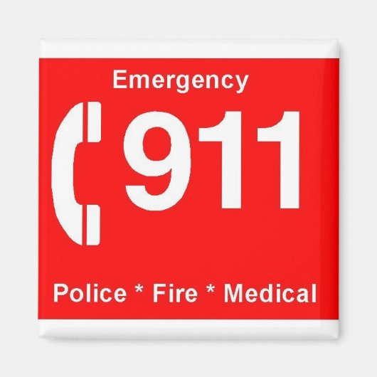 911 MAGNEET (Voorkant)