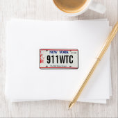 911 Memorial NY Licentie Bord Label (Insitu)