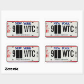 911 Memorial NY Licentie Bord Sticker 2 (Vel)