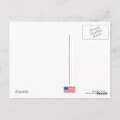 911 Memorial NY Licentie Bord Vlag Briefkaart (Achterkant)