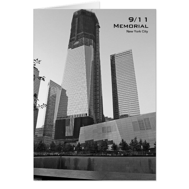 911 Memorial NYC Blank Card BW8 (Voorkant)
