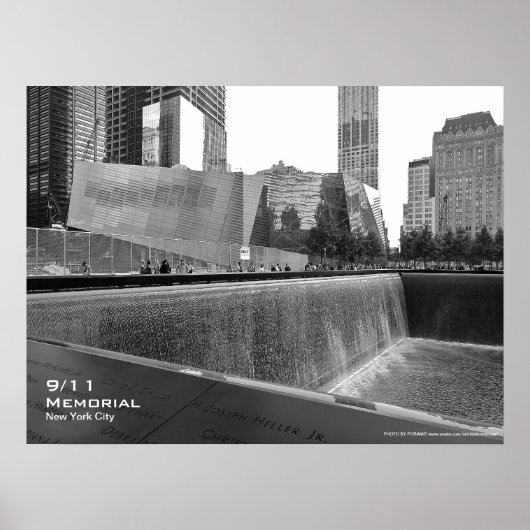 911 Memorial NYC Poster 24x18 BW4 (Voorkant)
