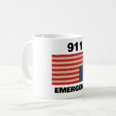 911 Noodkoffiekop Koffiemok (Voorkant links)