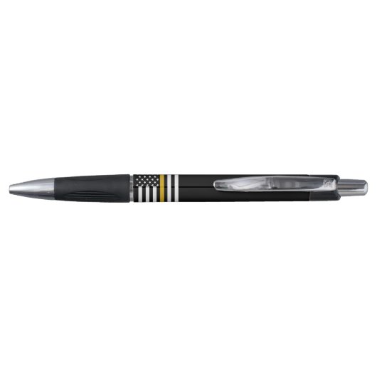 911 Noodzender VS vlag Dunne Gold Line Pen (Achterkant)