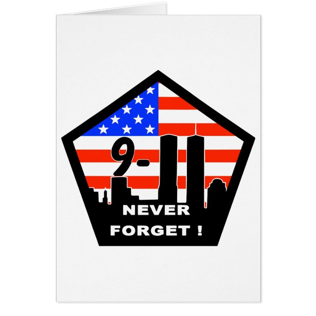 911 nooit vergeten (Voorkant)