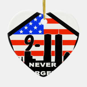 911 nooit vergeten keramisch ornament