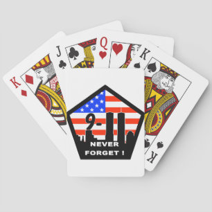 911 nooit vergeten pokerkaarten