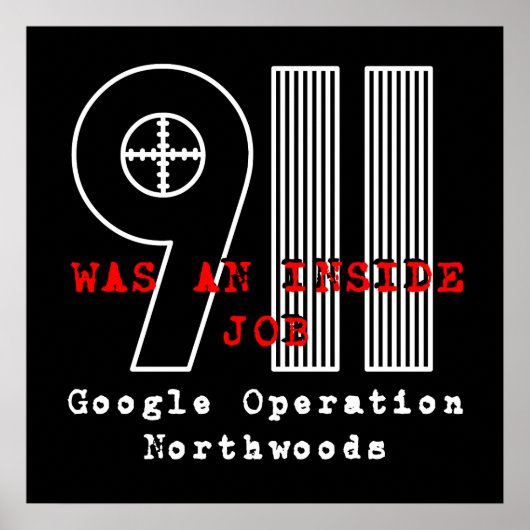 911 Noordbossen Poster (Voorkant)