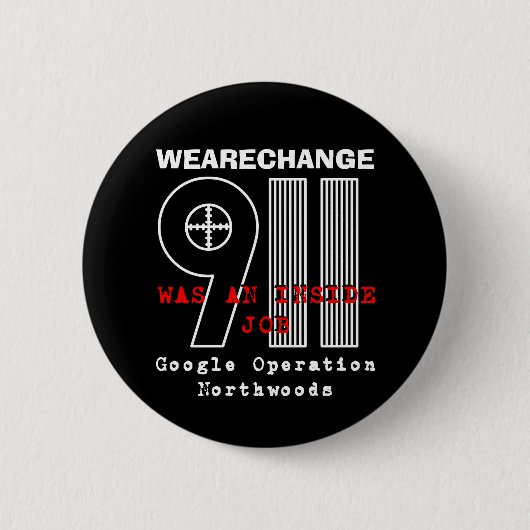 911 Noordbossen, WEARECHANGE Ronde Button 5,7 Cm (Voorkant)