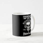 911 Operator Dispatcher Skull USA Eerste Hulpverle Koffiemok (Voorkant rechts)