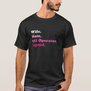 911 Operator of Noodzender Moeder Vrouw Moth T-shirt
