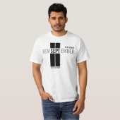 911 Remember 11 September T-shirt (Voorkant volledig)