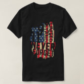 911 Slachtoffers Memorial  vlag T-shirt (Design voorkant)