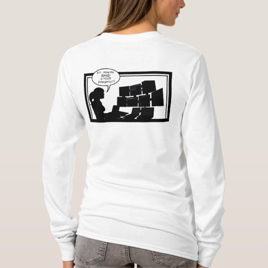 911 T-SHIRT (Achterkant)