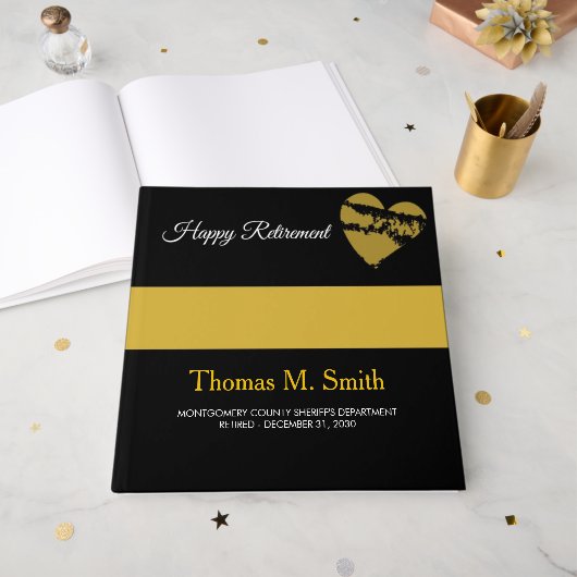 911 Telefoniste Pensioen Gastboek Gastenboek (Voorkant open)