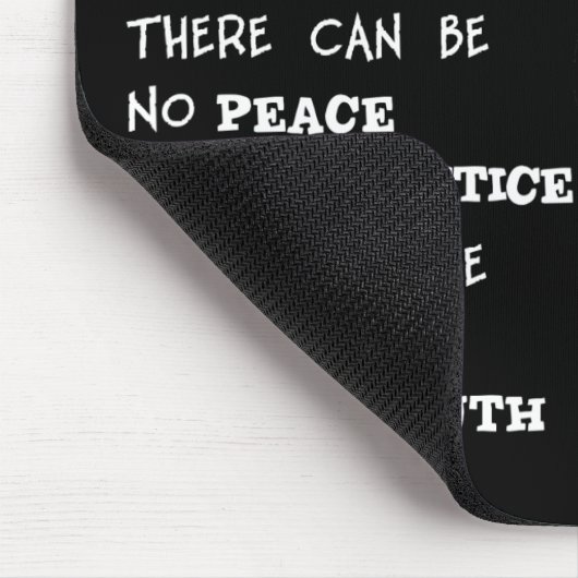 911 Truth No Peace without Justice mousepad Muismat (Hoek)