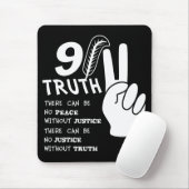 911 Truth No Peace without Justice mousepad Muismat (Met muis)