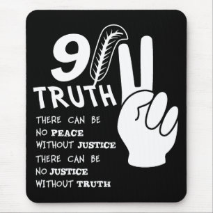 911 Truth No Peace without Justice mousepad Muismat