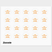 911 verzender-1 ronde sticker (Vel)
