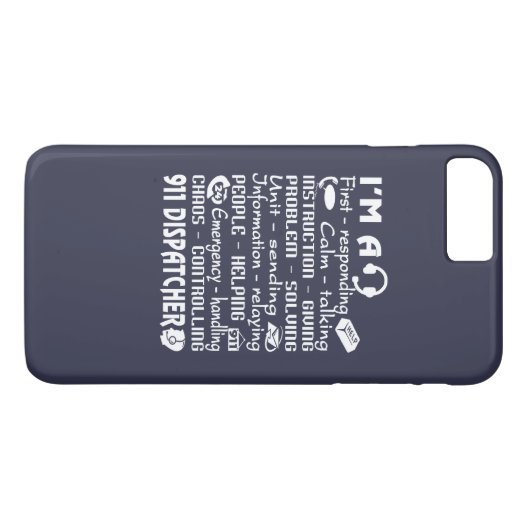 911 Verzender Case-Mate iPhone Case (Achterkant (Horizontaal))