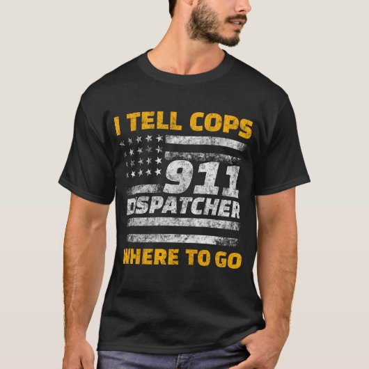 911 Verzender T-shirt (Voorkant)