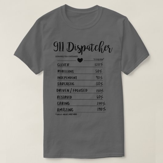 911 verzender t-shirt (Design voorkant)