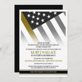 911 Verzending binnen de Gold Line Flag Retirement Kaart (Voorkant / Achterkant)