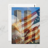 911 vlagtorens voor adelaars briefkaart (Voorkant / Achterkant)