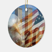 911 vlagtorens voor adelaars keramisch ornament (Links)