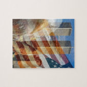 911 vlagtorens voor adelaars legpuzzel (Horizontaal)