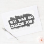 911 was een interne baan rechthoekige sticker (Envelop)