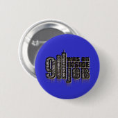 911 Was een interne baan Ronde Button 5,7 Cm (Voorkant /achterkant)