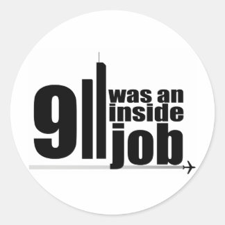 911 was een interne baan ronde sticker