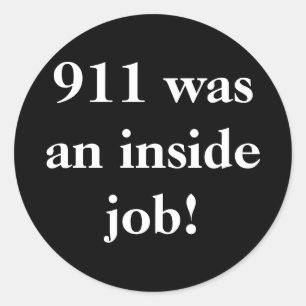 911 was een interne baan! sticker