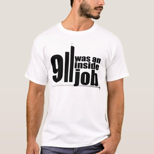 911 was een interne baan t-shirt (Voorkant)