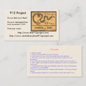 912 Project Visitekaartje (Voorkant / Achterkant)