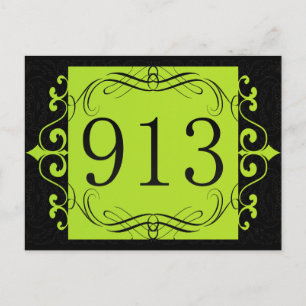 913 Gebiedscode Briefkaart
