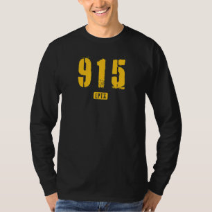 915 EPTX El Paso TX Robuust potloodontwerp T-shirt